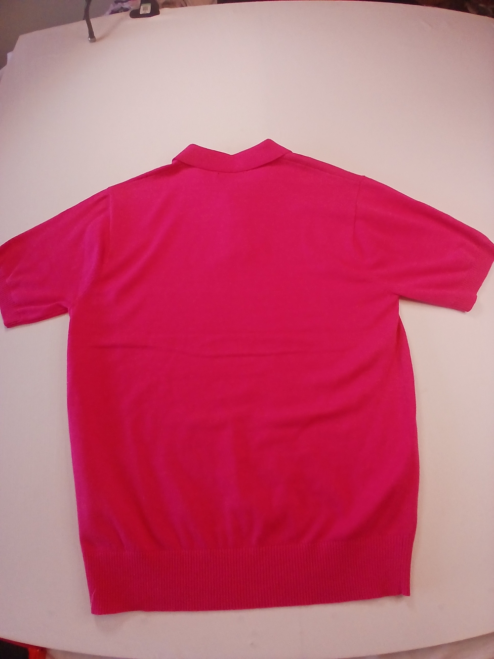Stussy Men’s Hot Pink Polo Shirt - Picture 6 of 12